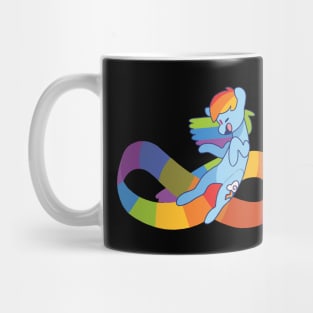 rainbow (dash) infinity sign Mug